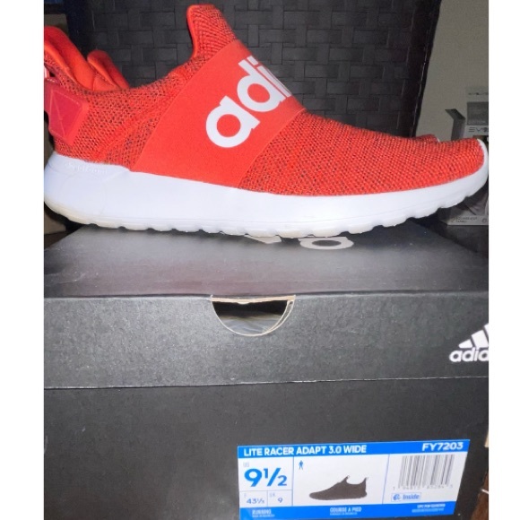 adidas Other - NEW! ADIDAS UNISEX LITE RACER ADAPT 3.0 ORTHO LITE RED SNEAKERS!